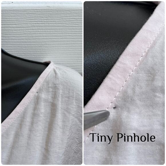 J Jill New Flaw V Neck Elbow Sleeve Crinkle Front Mix Media Boxy Blouse Plus 3X - Picture 3 of 12